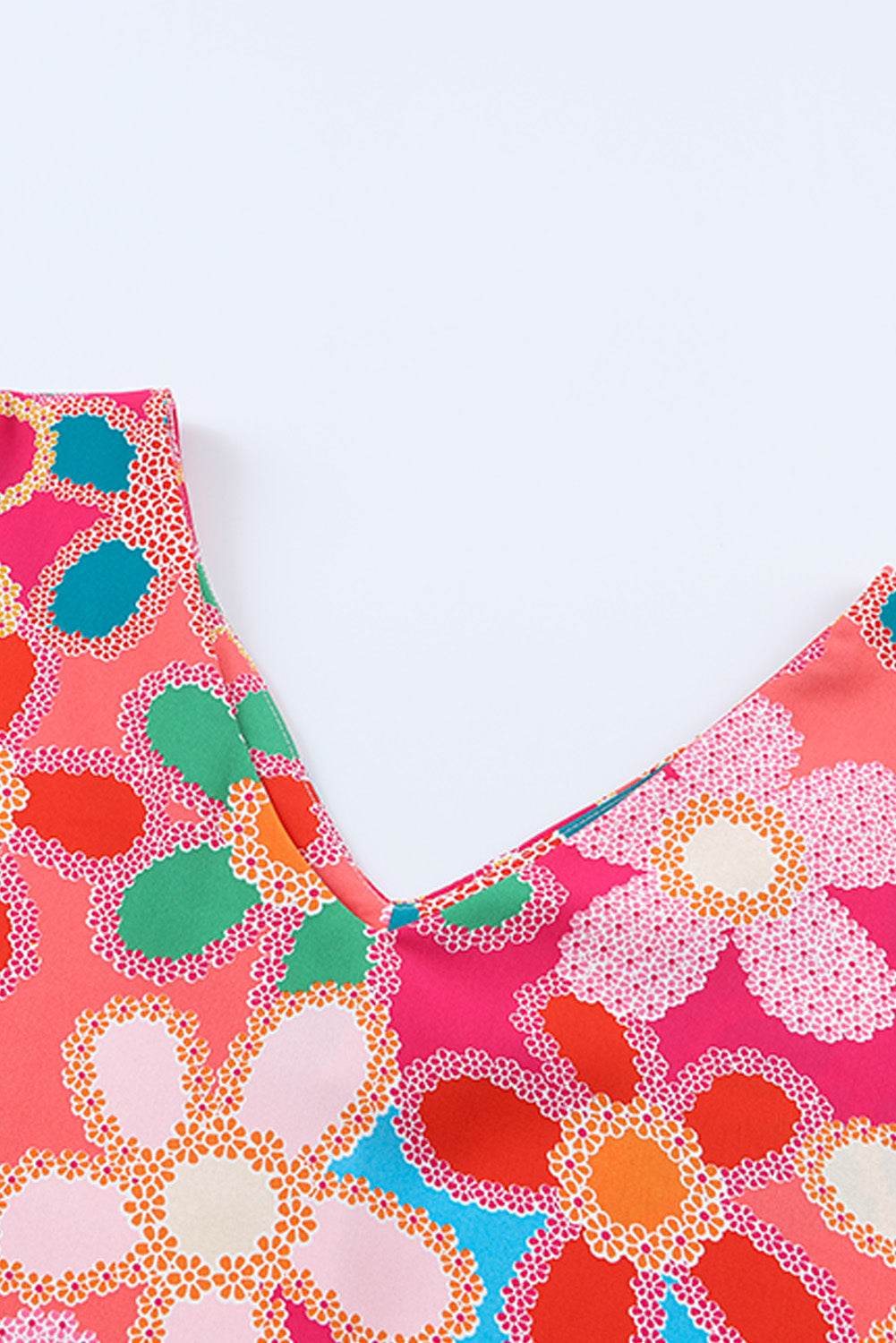 High-Low V-Neck Short Sleeve Blouse for a perfect OOTD – dress to impress outfits from Amexza