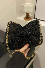 Sequin Removable Strap Shoulder Bag for a perfect OOTD – dress to impress outfits from Amexza