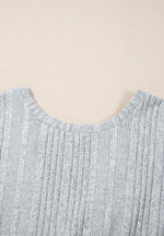 Crossover Backless Long Sleeve Knit Top for a perfect OOTD – dress to impress outfits from Amexza