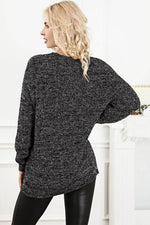 Round Neck Long Sleeve Sweater for a perfect OOTD – dress to impress outfits from Amexza