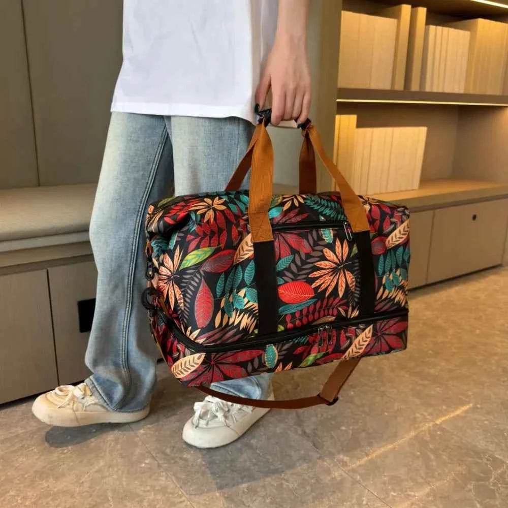 Canvas Printed Travel Bag for a perfect OOTD – dress to impress outfits from Amexza