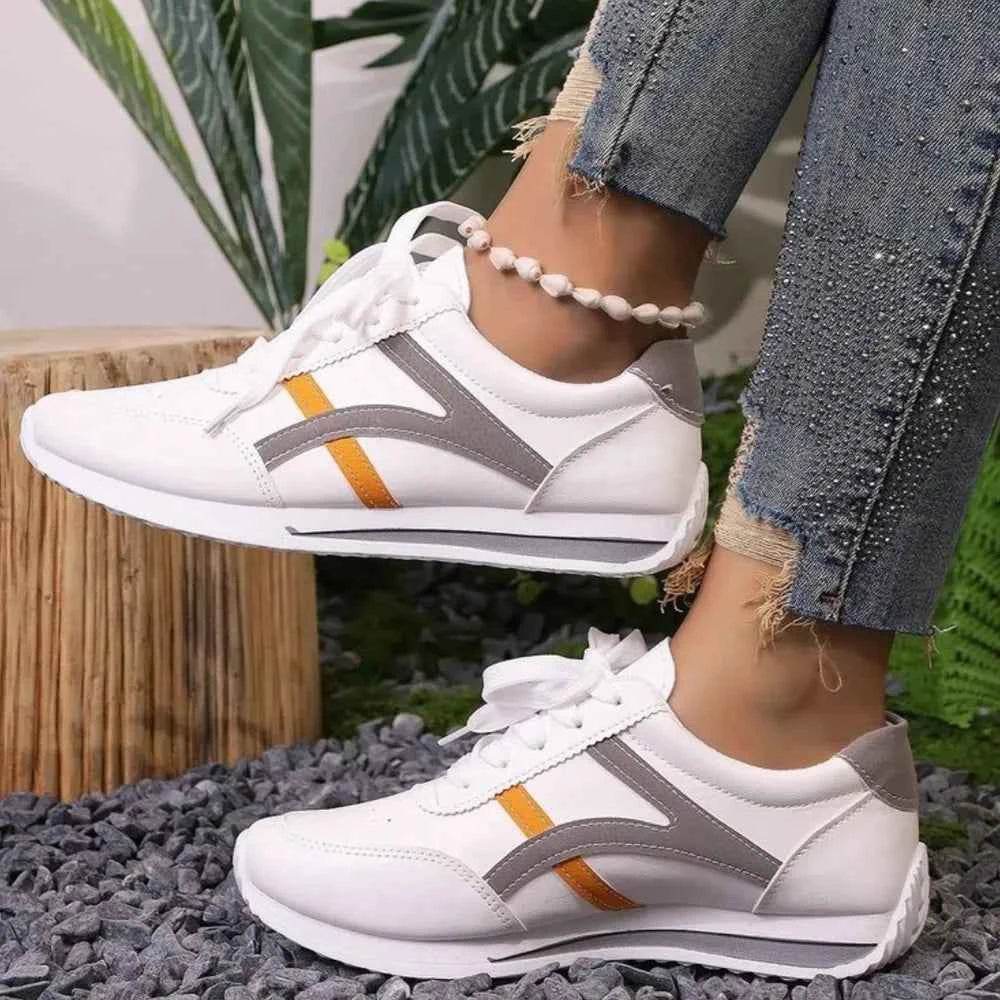 Lace Up Contrast Sneakers for a perfect OOTD – dress to impress outfits from Amexza