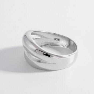 925 Sterling Silver Bulging Ring for a perfect OOTD – dress to impress outfits from Amexza