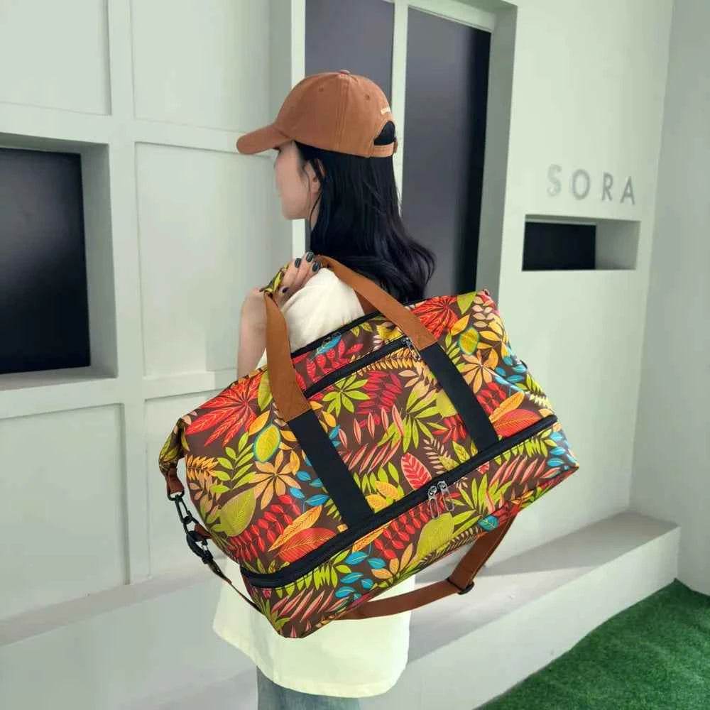 Canvas Printed Travel Bag for a perfect OOTD – dress to impress outfits from Amexza