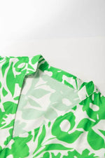 Printed Puff Half Sleeve V Neck Babydoll Dress for a perfect OOTD – dress to impress outfits from Amexza