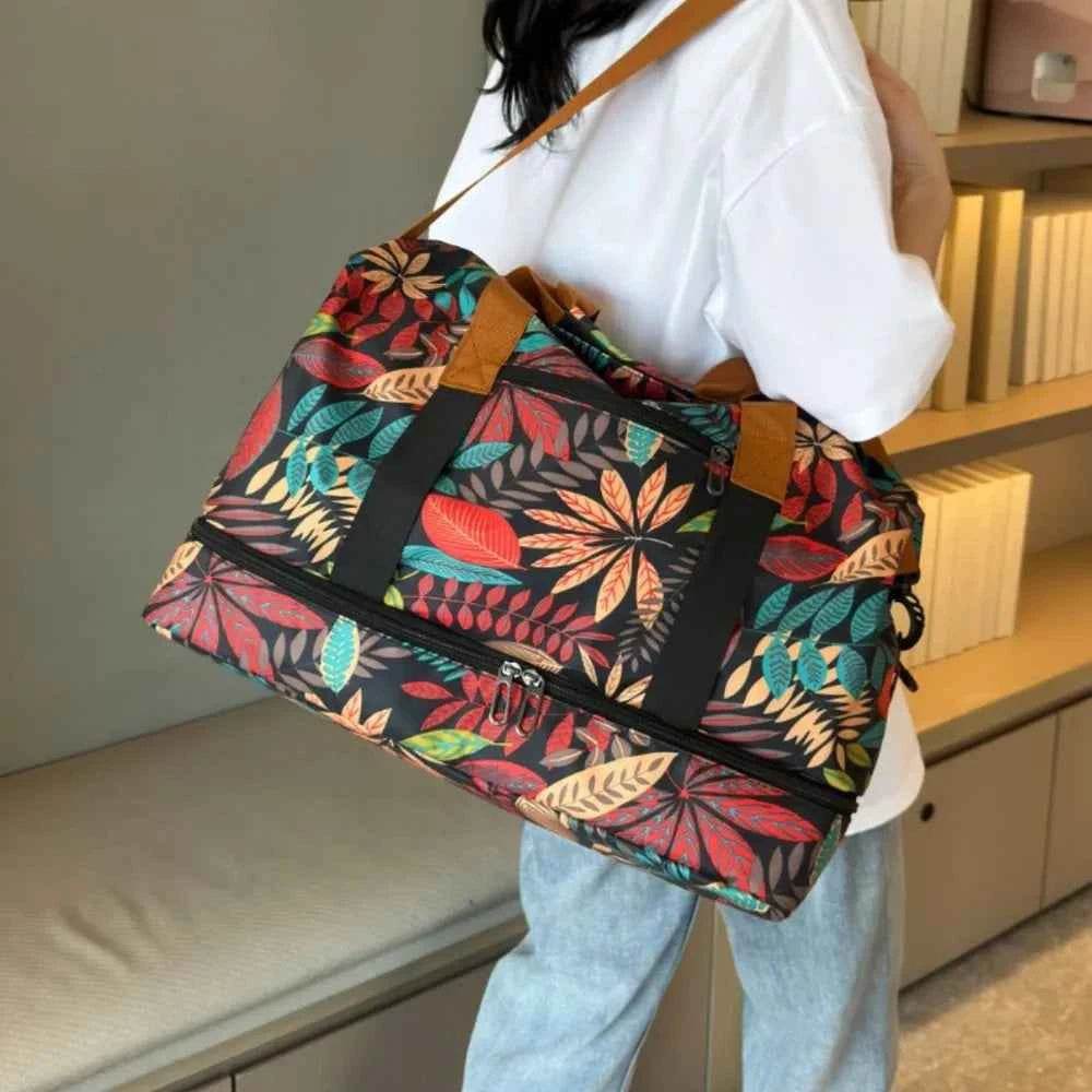 Canvas Printed Travel Bag for a perfect OOTD – dress to impress outfits from Amexza