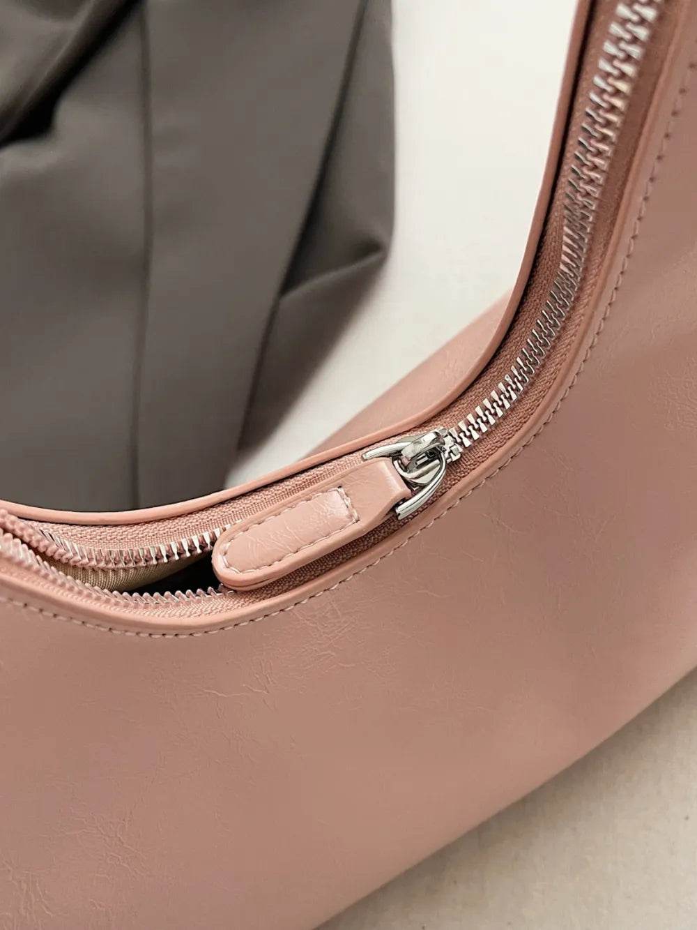 PU Leather Shoulder Bag with Zip for a perfect OOTD – dress to impress outfits from Amexza