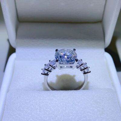 3 Carat Moissanite 925 Sterling Silver Ring for a perfect OOTD – dress to impress outfits from Amexza
