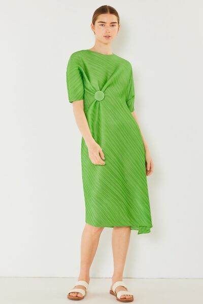 Marina West Swim Pleated Dolman Sleeve Dress for a perfect OOTD – dress to impress outfits from Amexza