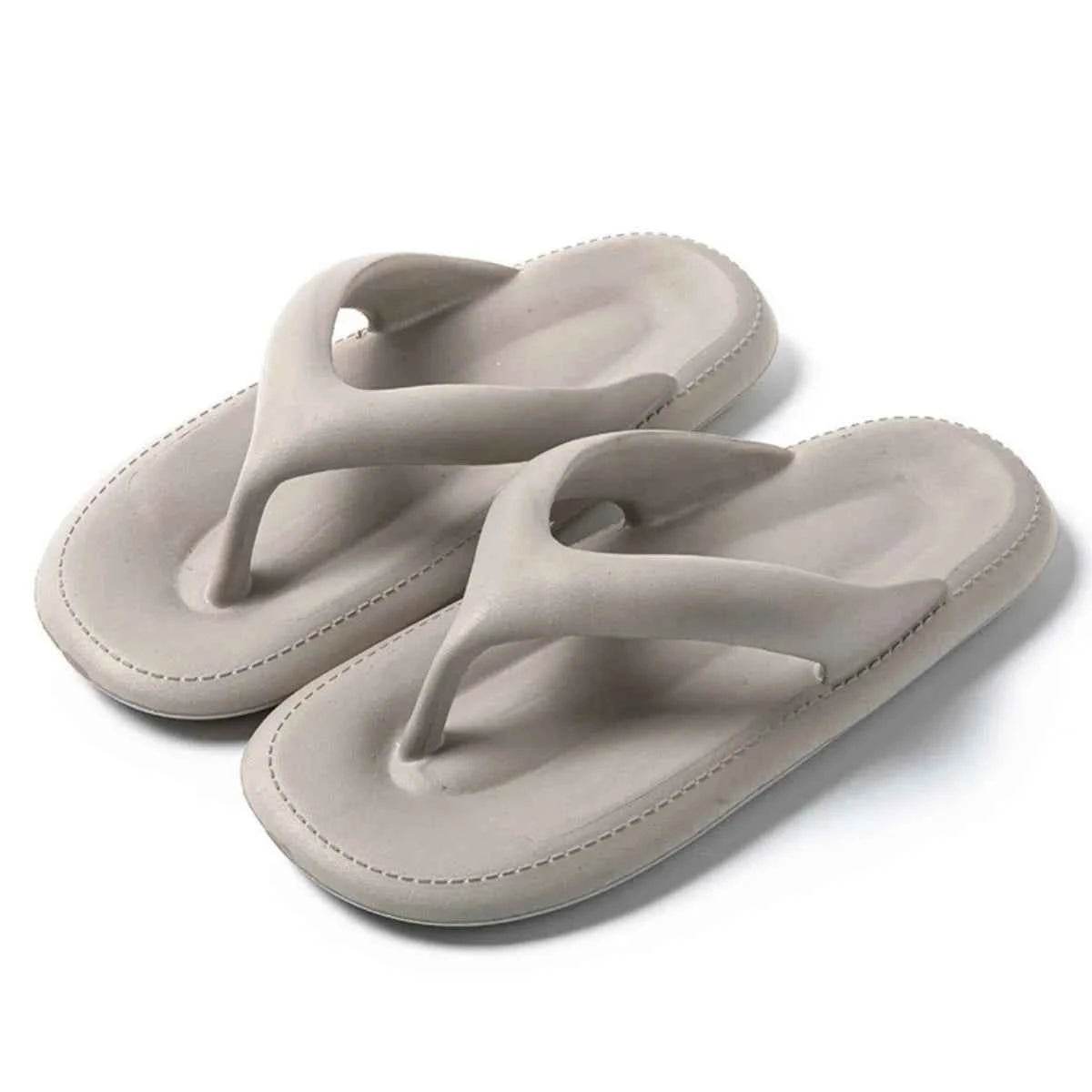 Toe Post Platform Slippers Brown for a perfect OOTD – dress to impress outfits from Amexza