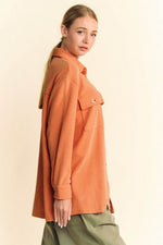 Davi & Dani Waffle-Knit Button Down Shirt for a perfect OOTD – dress to impress outfits from Amexza