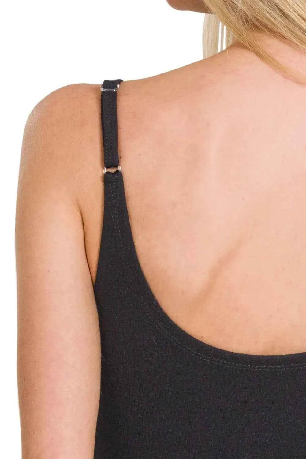 Zenana Ponte Spaghetti Strap Bodycon Mini Dress for a perfect OOTD – dress to impress outfits from Amexza