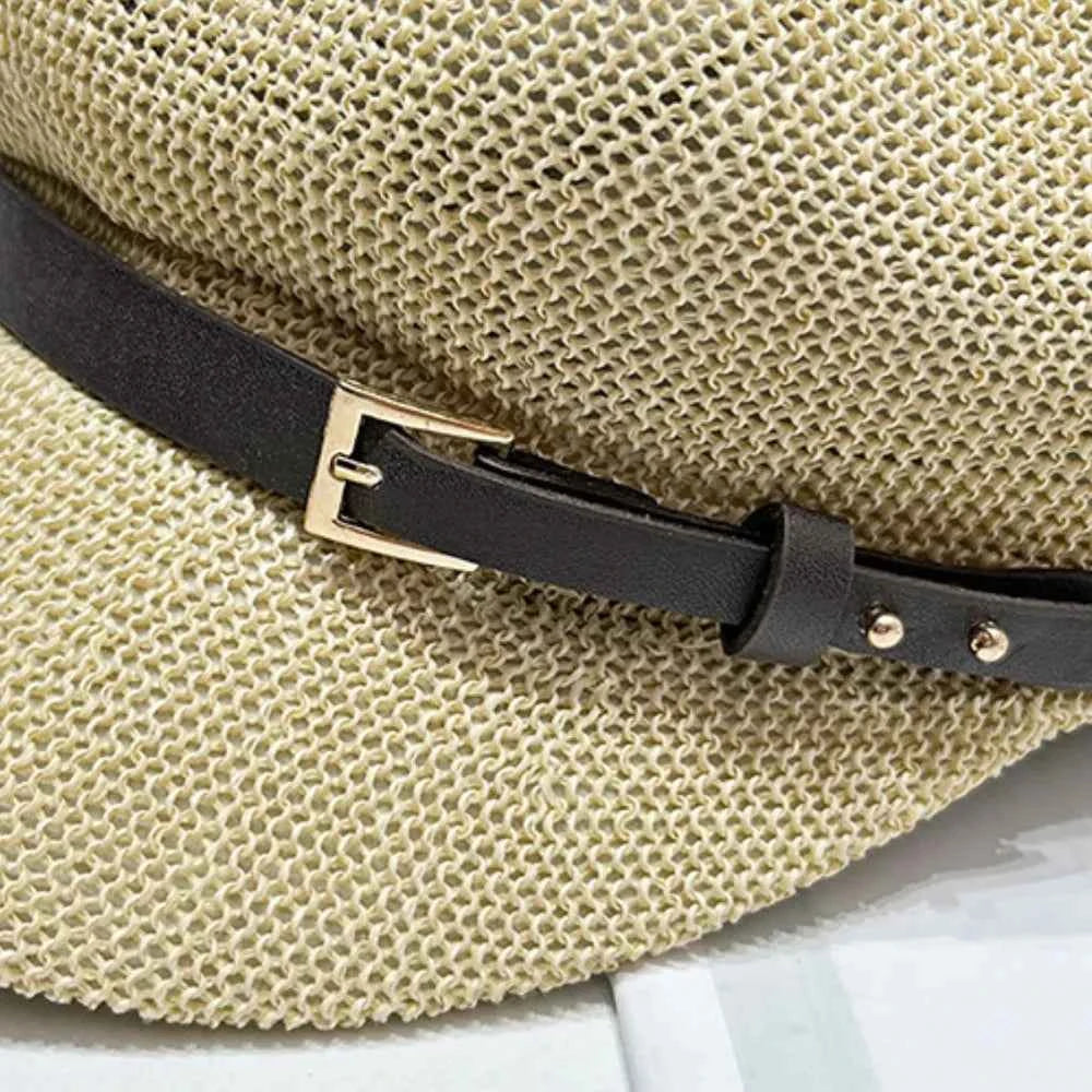 Straw Woven Buckle Hat for a perfect OOTD – dress to impress outfits from Amexza