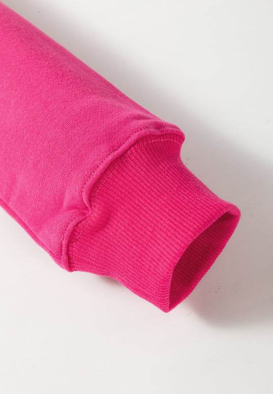 Solid Color Round Neck Long Sleeve Sweatshirt for a perfect OOTD – dress to impress outfits from Amexza