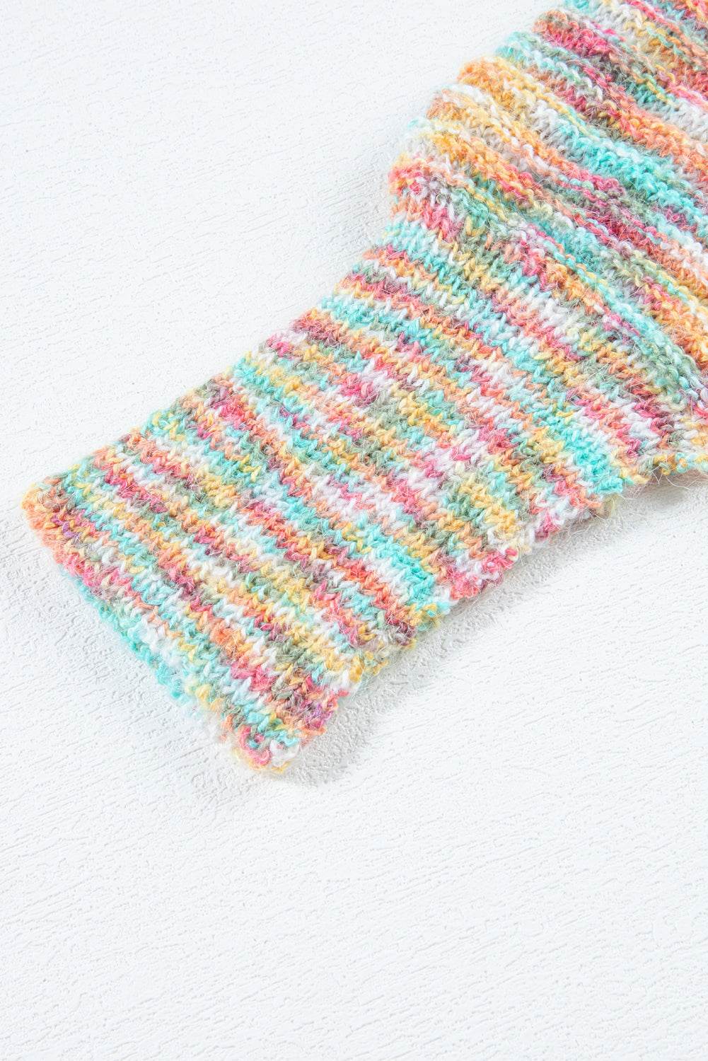 Contrast Half Button Long Sleeve Sweater for a perfect OOTD – dress to impress outfits from Amexza