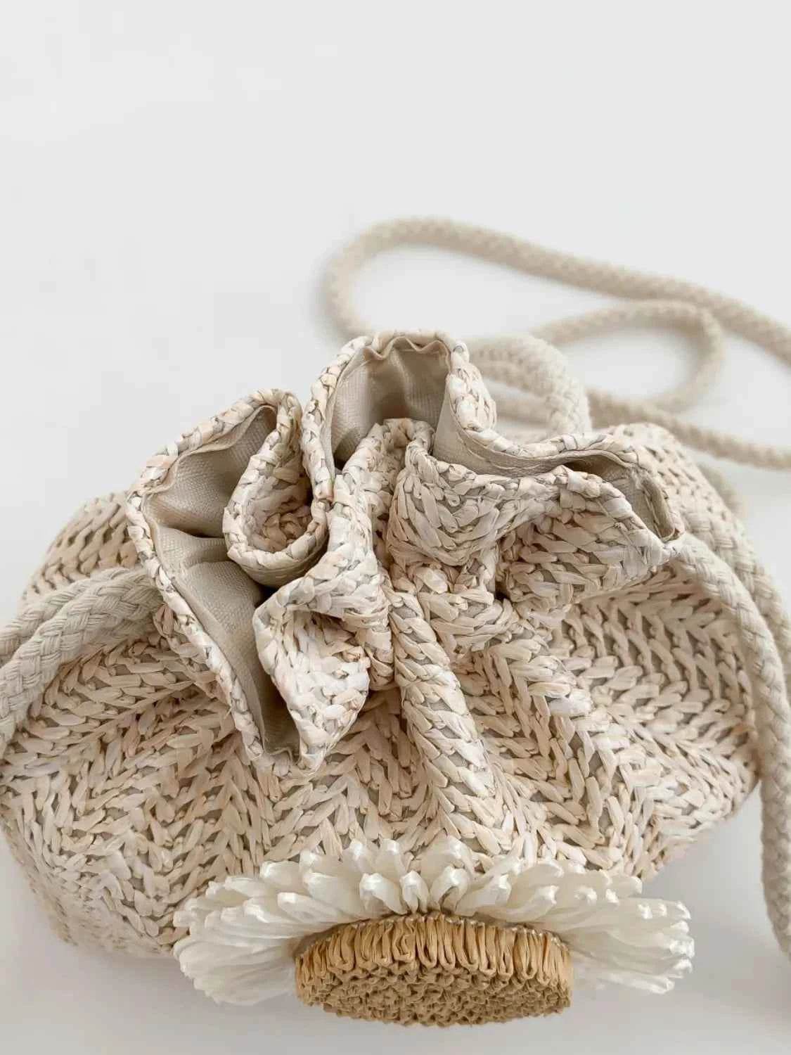 Sunflower Drawstring Bucket Bag for a perfect OOTD – dress to impress outfits from Amexza