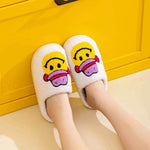 Melody Smiley Face Slippers for a perfect OOTD – dress to impress outfits from Amexza