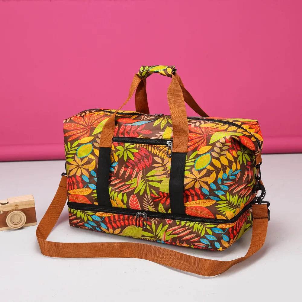 Canvas Printed Travel Bag for a perfect OOTD – dress to impress outfits from Amexza