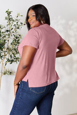 Basic Bae Full Size Round Neck Short Sleeve T-Shirt - Amexza