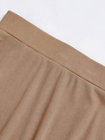 Round Neck Long Sleeve Top and Skirt Set for a perfect OOTD – dress to impress outfits from Amexza