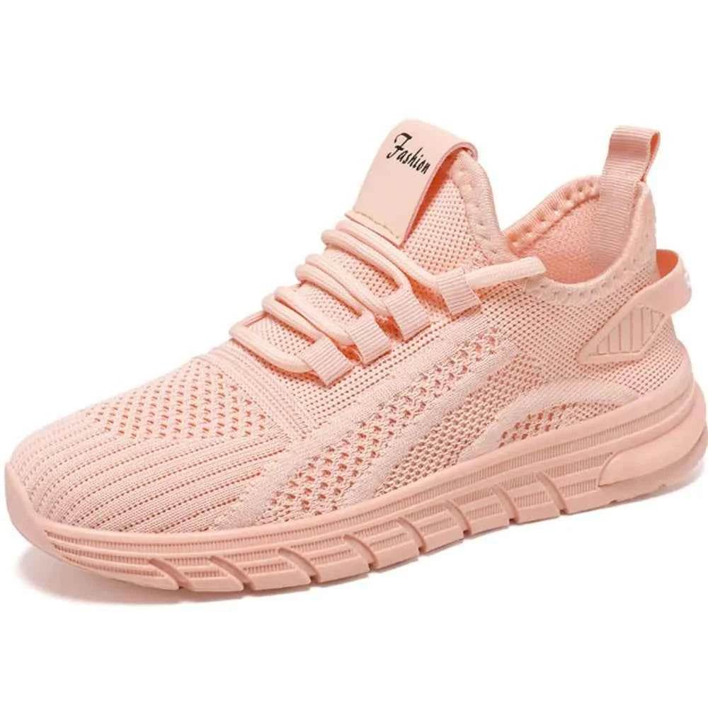 Mesh Breathable Round Toe Athletic Pink for a perfect OOTD – dress to impress outfits from Amexza