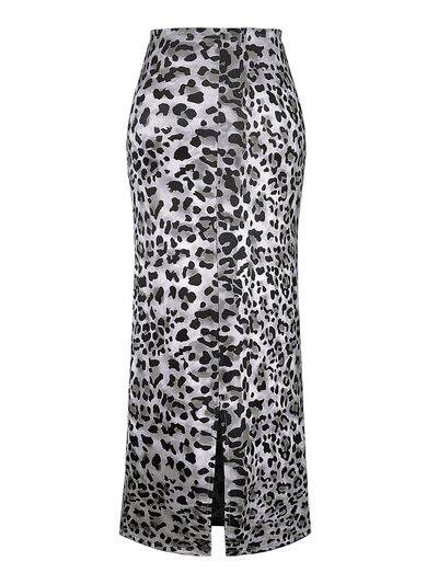 Honey Slit Leopard Midi Skirt for a perfect OOTD – dress to impress outfits from Amexza