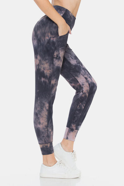 Leggings Depot Tie-Dye High Waist Cropped Leggings for a perfect OOTD – dress to impress outfits from Amexza