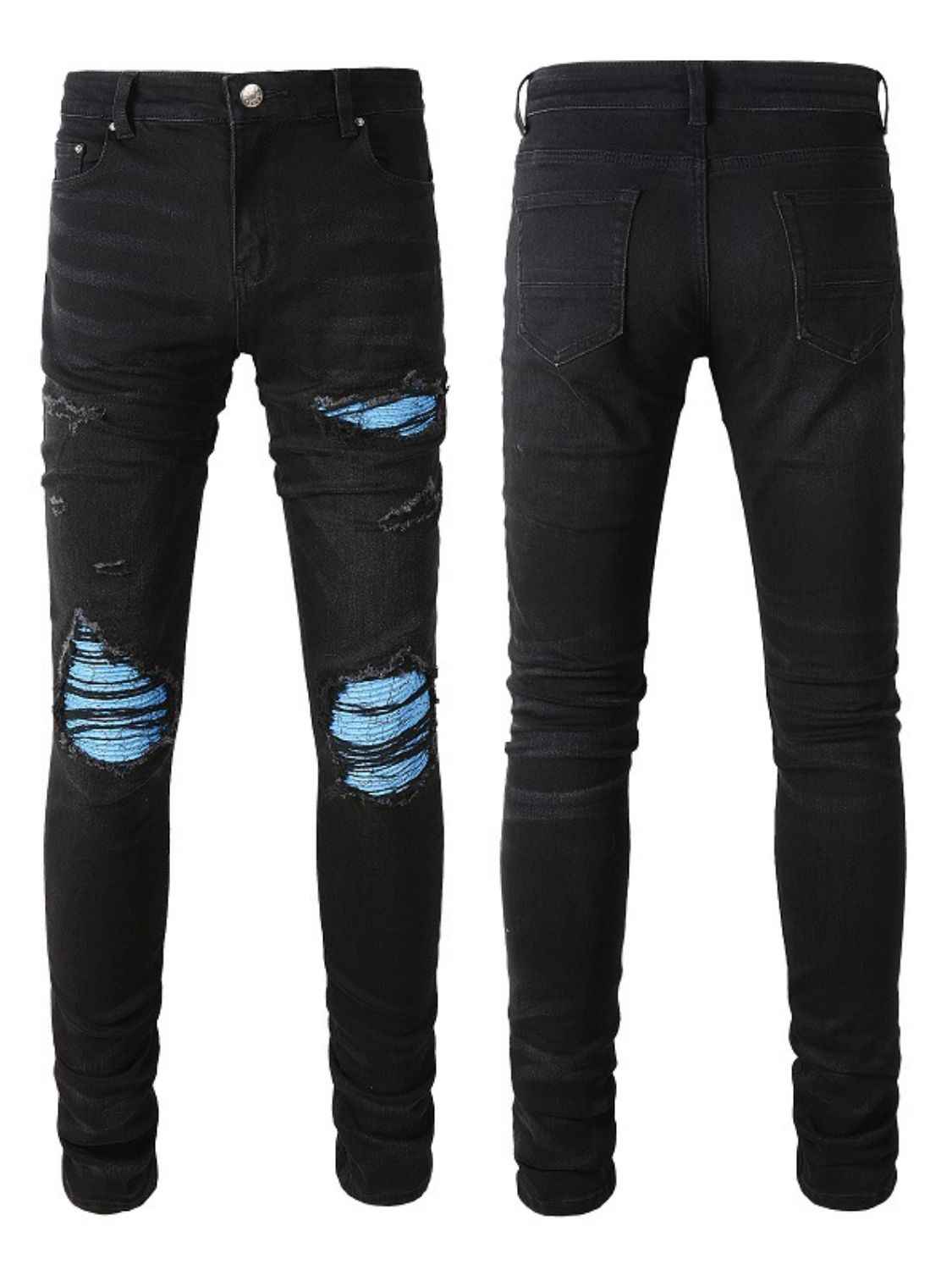 Men's Distressed Skinny Jeans for a perfect OOTD – dress to impress outfits from Amexza