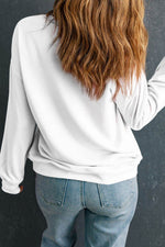Bow Round Neck Long Sleeve Sweatshirt for a perfect OOTD – dress to impress outfits from Amexza