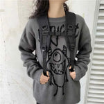 Oxford Cloth Adjustable Straps Backpack Bag - Amexza