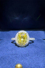 3 Carat Moissanite 925 Sterling Silver Ring for a perfect OOTD – dress to impress outfits from Amexza