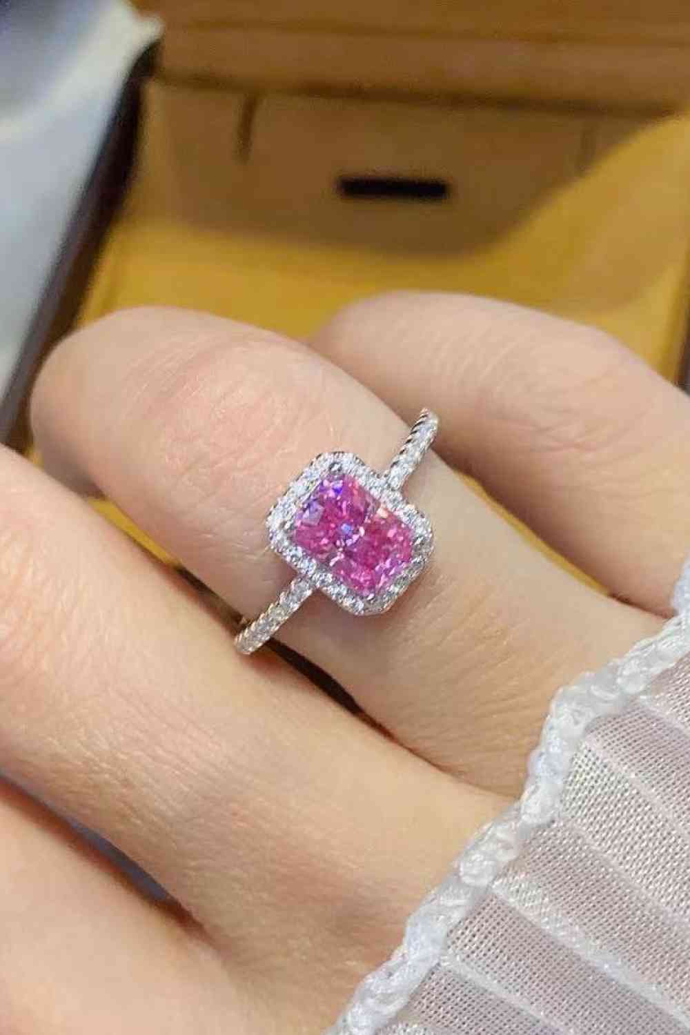 Stuck On You 2 Carat Moissanite Ring for a perfect OOTD – dress to impress outfits from Amexza