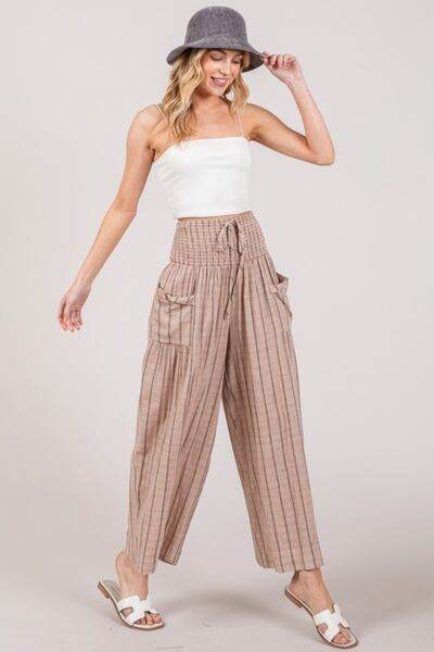 SAGE + FIG Cotton Gauze Wash Stripe Pants for a perfect OOTD – dress to impress outfits from Amexza