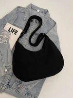 Ribbed Adjustable Strap Shoulder Bag for a perfect OOTD – dress to impress outfits from Amexza