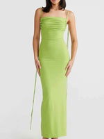 Backless Slit Sleeveless Bodycon Maxi Dress