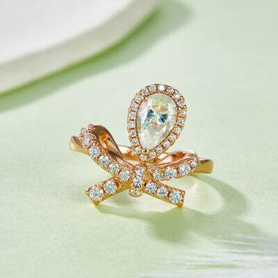 1 Carat Moissanite Zircon 925 Sterling Silver Ring for a perfect OOTD – dress to impress outfits from Amexza