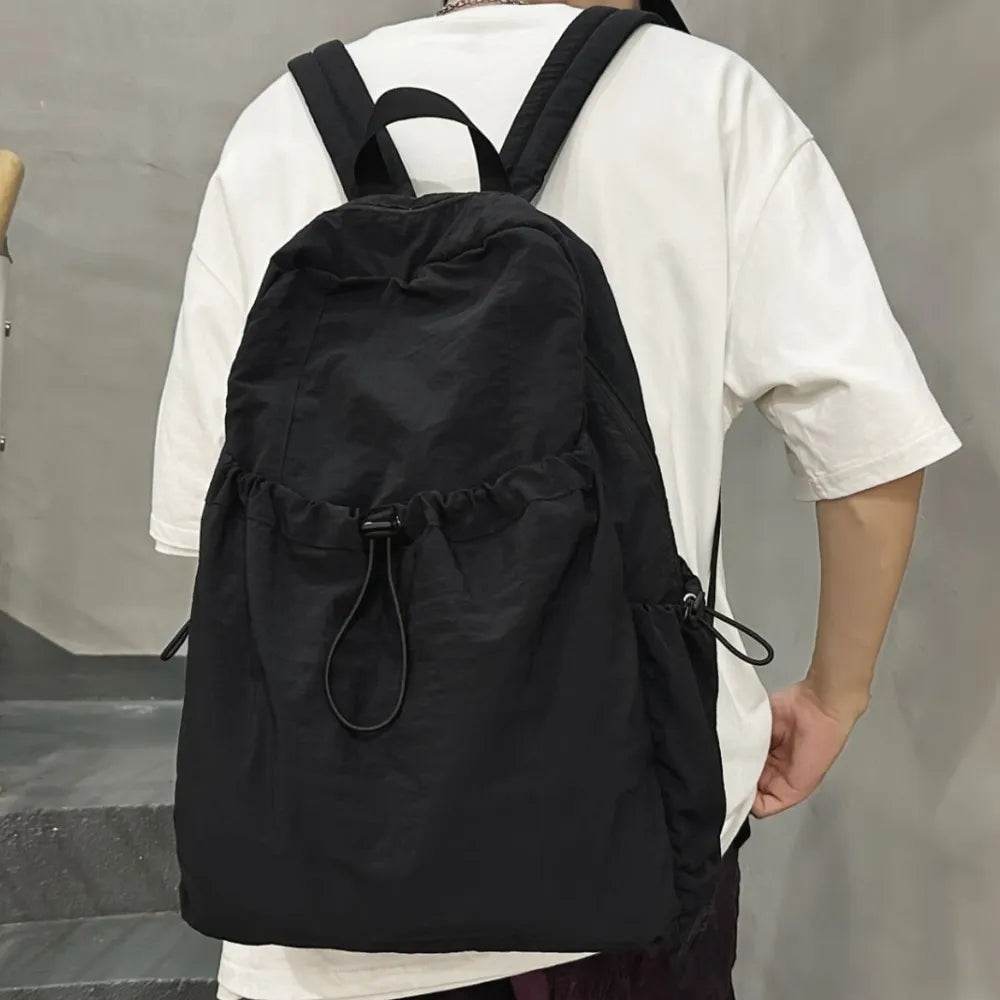 Drawstring Nylon Backpack Bag for a perfect OOTD – dress to impress outfits from Amexza