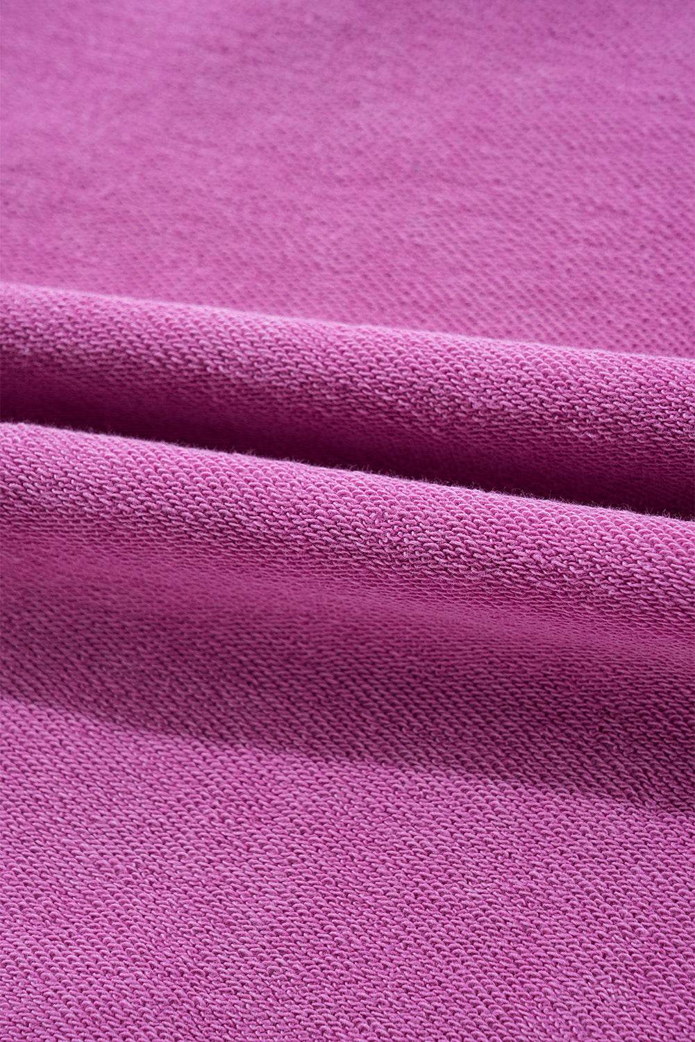 Notched Drop Shoulder Long Sleeve Sweatshirt for a perfect OOTD – dress to impress outfits from Amexza