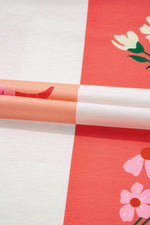 Checker Print Round Neck Short Sleeve T-Shirt - Amexza