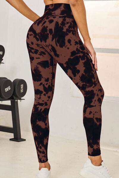 Tie-Dye High Waist Active Leggings for a perfect OOTD – dress to impress outfits from Amexza