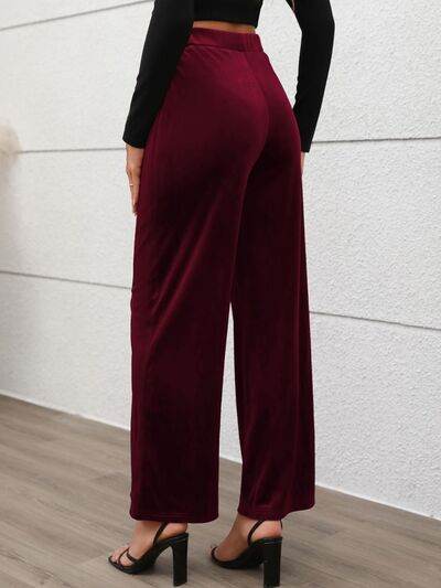 Elastic Waist Wide Leg Pants for a perfect OOTD – dress to impress outfits from Amexza