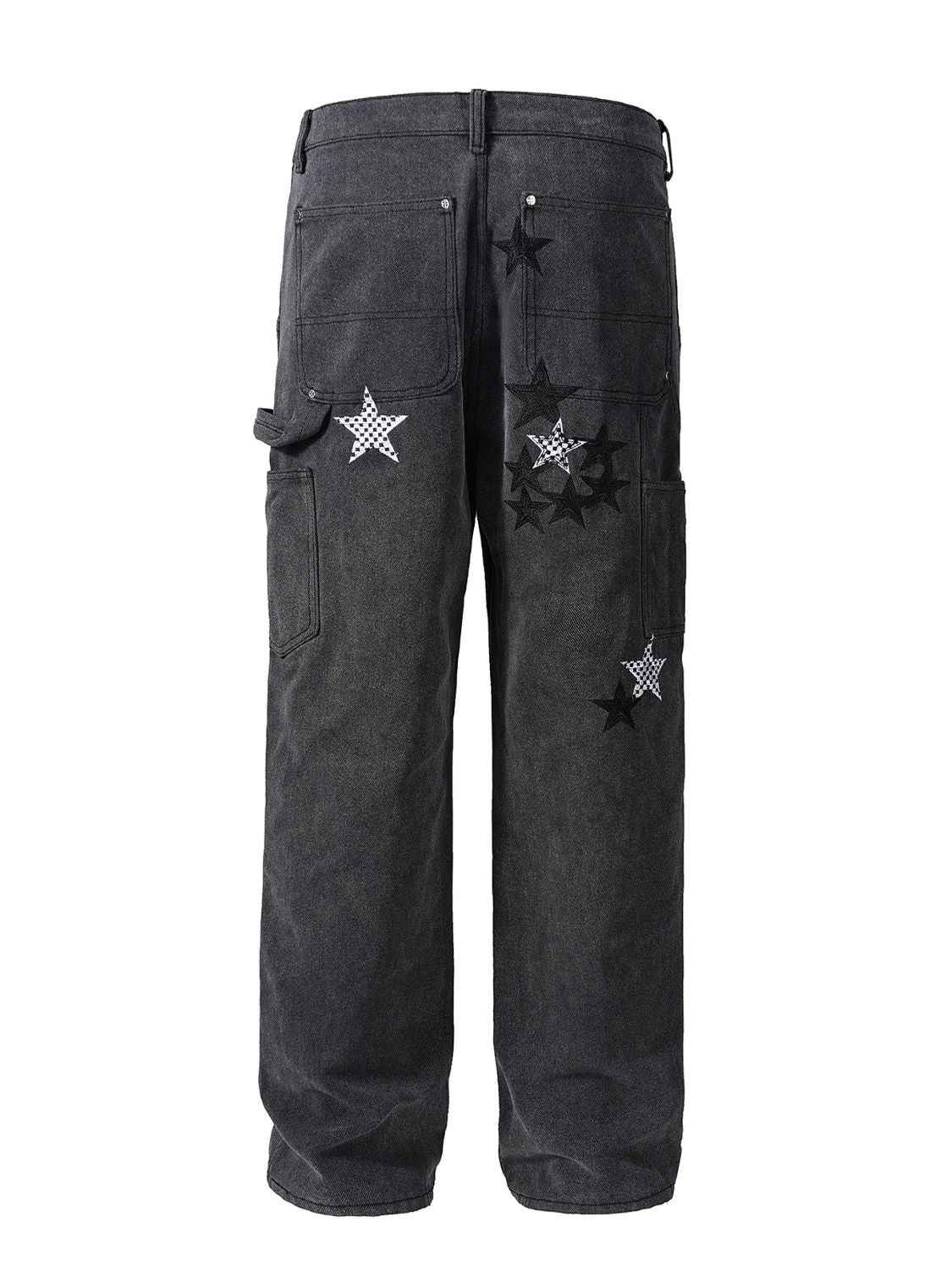 Men's Pocketed Star Jeans for a perfect OOTD – dress to impress outfits from Amexza