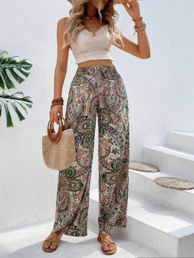 Printed Wide Leg Pants for a perfect OOTD – dress to impress outfits from Amexza