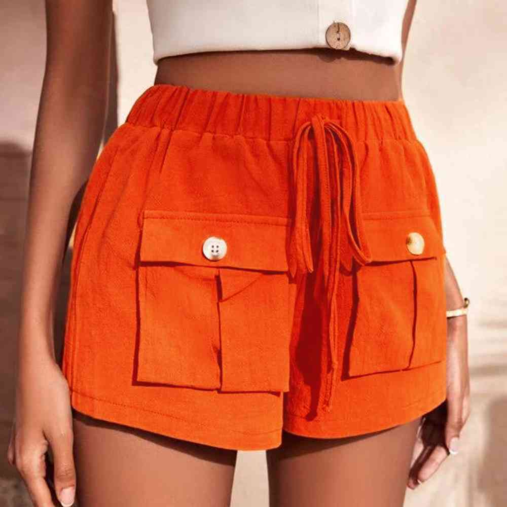 Tie Waist Cargo Shorts for a perfect OOTD – dress to impress outfits from Amexza