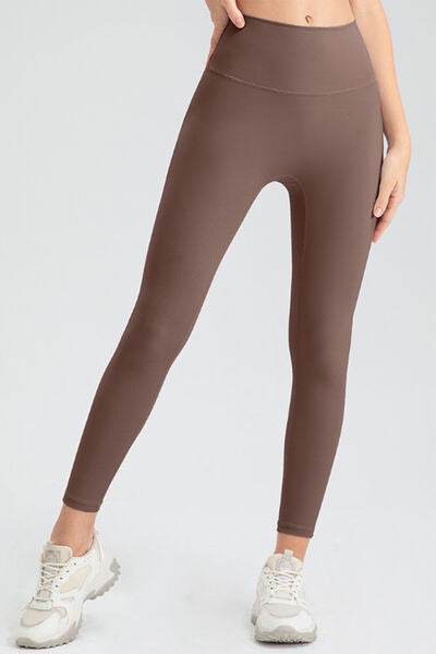 High Waist Skinny Active Pants - Amexza