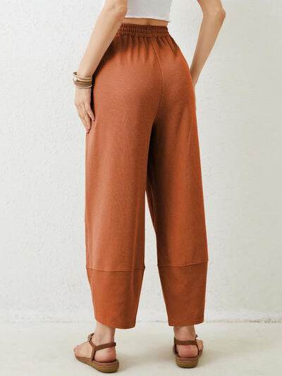 Lovelet Elastic Waist Wide Leg Pants for a perfect OOTD – dress to impress outfits from Amexza