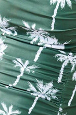 Printed Square Neck Wide Strap One-Piece Swimwear for a perfect OOTD – dress to impress outfits from Amexza