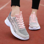 Breathable Mesh Lace Up Athletic Pale Blush for a perfect OOTD – dress to impress outfits from Amexza