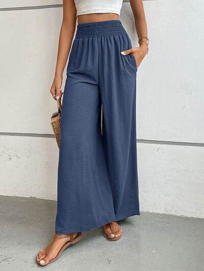 Perfee Wide Leg Pants with Pockets for a perfect OOTD – dress to impress outfits from Amexza