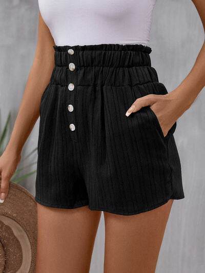 Perfee Pocketed High Waist Shorts for a perfect OOTD – dress to impress outfits from Amexza